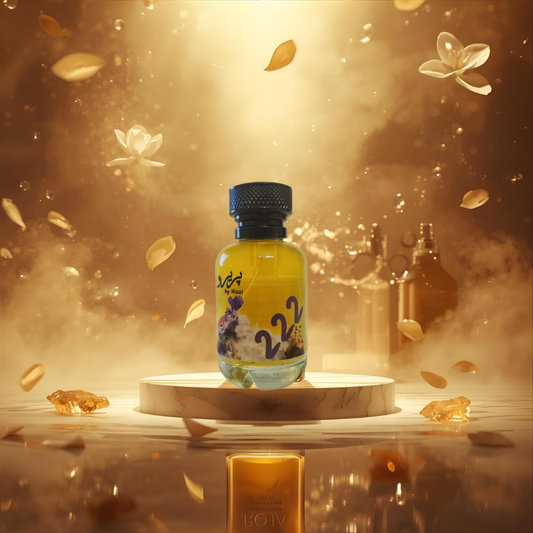 "Pareero Roja Danger Dove-inspired perfume with citrus, floral, amber, vanilla, and woody notes, premium feminine fragrance bottle."