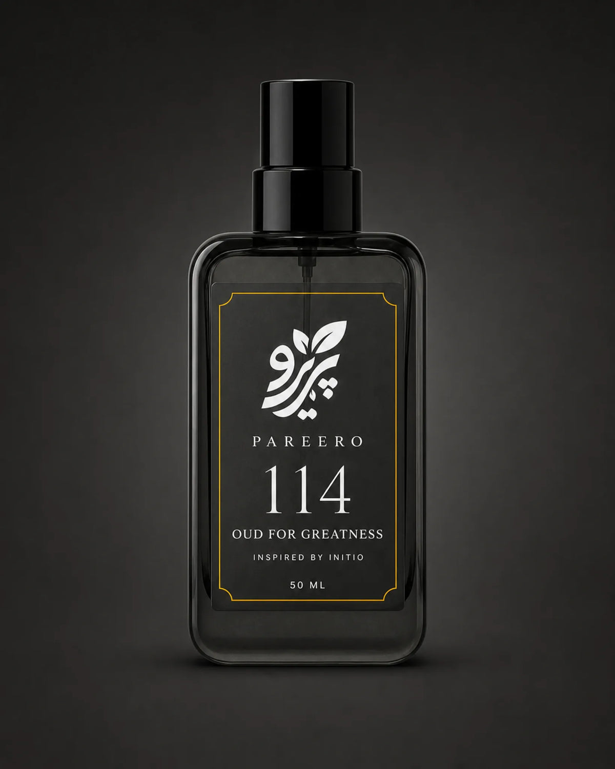 Pareero 114 inspired by Oud for Greatness clean front-facing catalog fragrance image