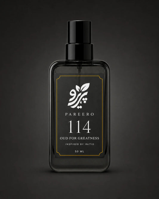 Pareero 114 inspired by Oud for Greatness clean front-facing catalog fragrance image