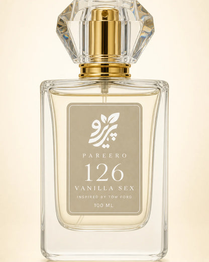Pareero 126 inspired by Vanilla Sex clean front-facing catalog fragrance image