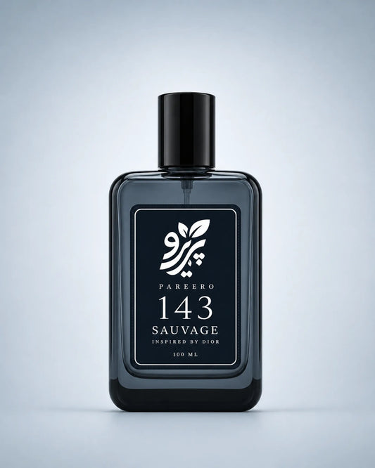 143 Inspired by Sauvage perfume by Pareero, a long-lasting fresh woody fragrance for men with bergamot, pepper, lavender, ambroxan, and cedar notes.
