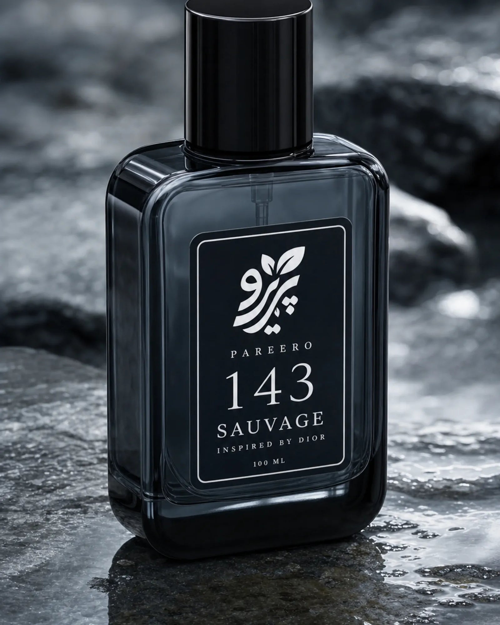 143 Inspired by Sauvage perfume by Pareero, a long-lasting fresh woody fragrance for men with bergamot, pepper, lavender, ambroxan, and cedar notes.
