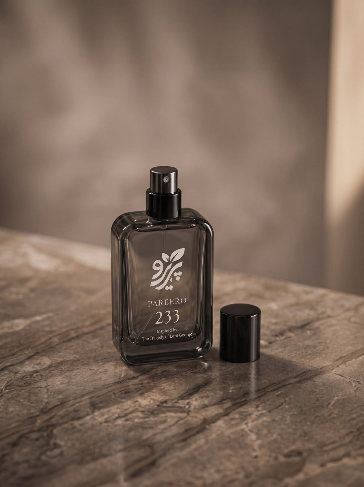 Pareero 233 inspired by The Tragedy of Lord George atomizer and removable cap product detail image