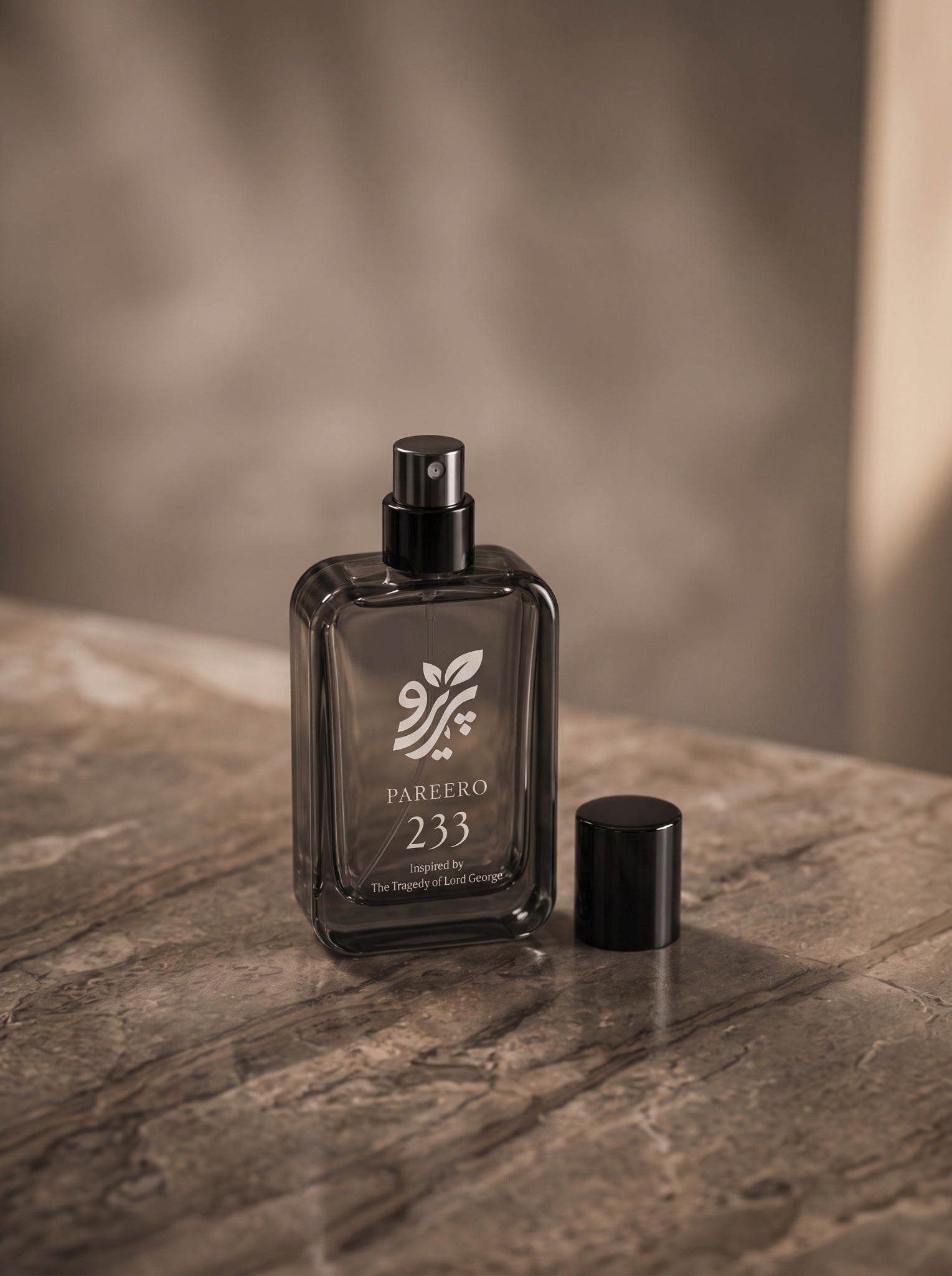 Pareero 233 inspired by The Tragedy of Lord George atomizer and removable cap product detail image