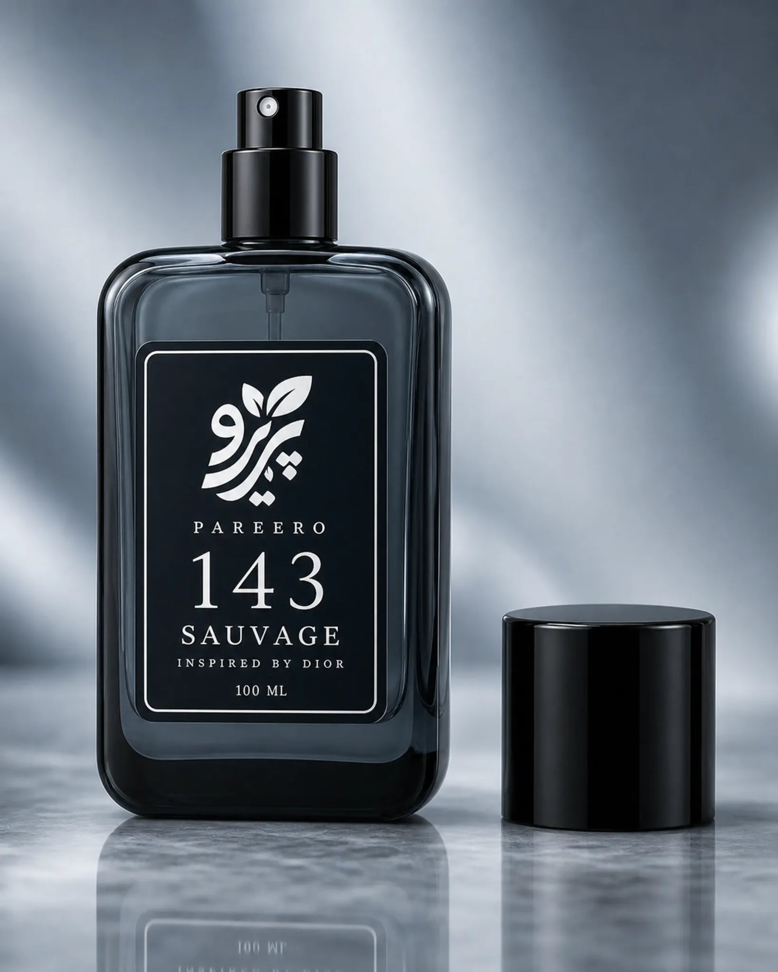 143 Inspired by Sauvage perfume by Pareero, a long-lasting fresh woody fragrance for men with bergamot, pepper, lavender, ambroxan, and cedar notes.
