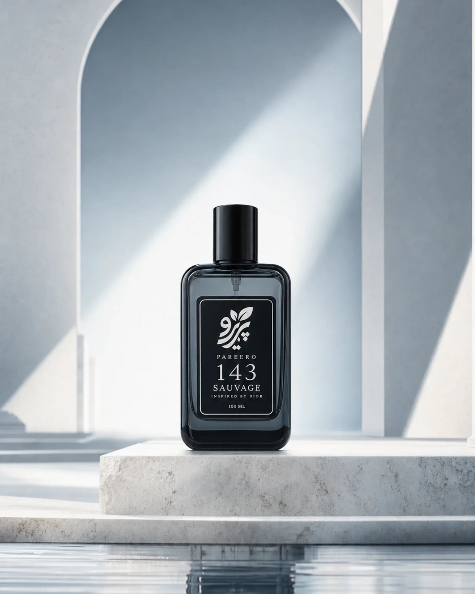 143 Inspired by Sauvage perfume by Pareero, a long-lasting fresh woody fragrance for men with bergamot, pepper, lavender, ambroxan, and cedar notes.
