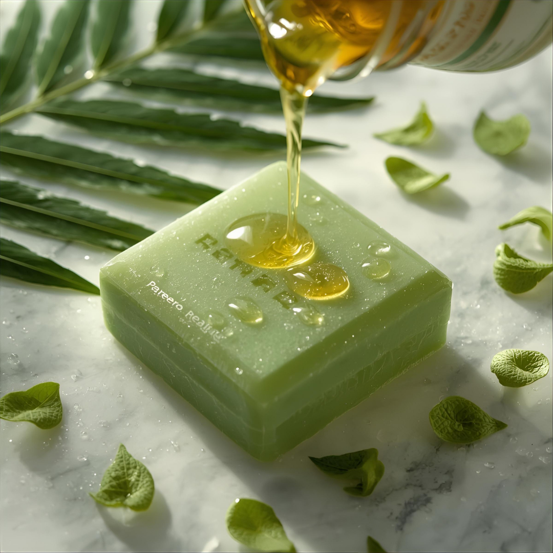 “Pareero Premium Neem Soap – organic antibacterial herbal soap with neem oil”