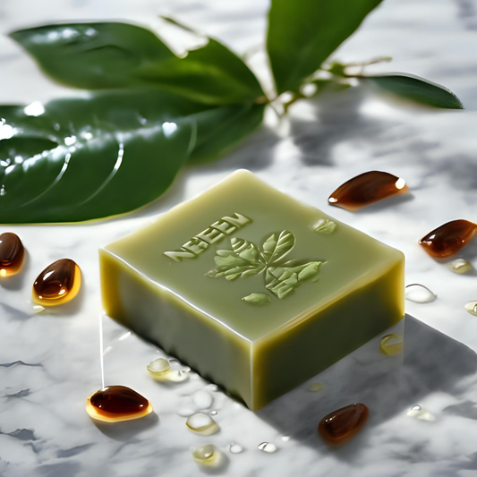 “Pareero Premium Neem Soap – organic antibacterial herbal soap with neem oil”