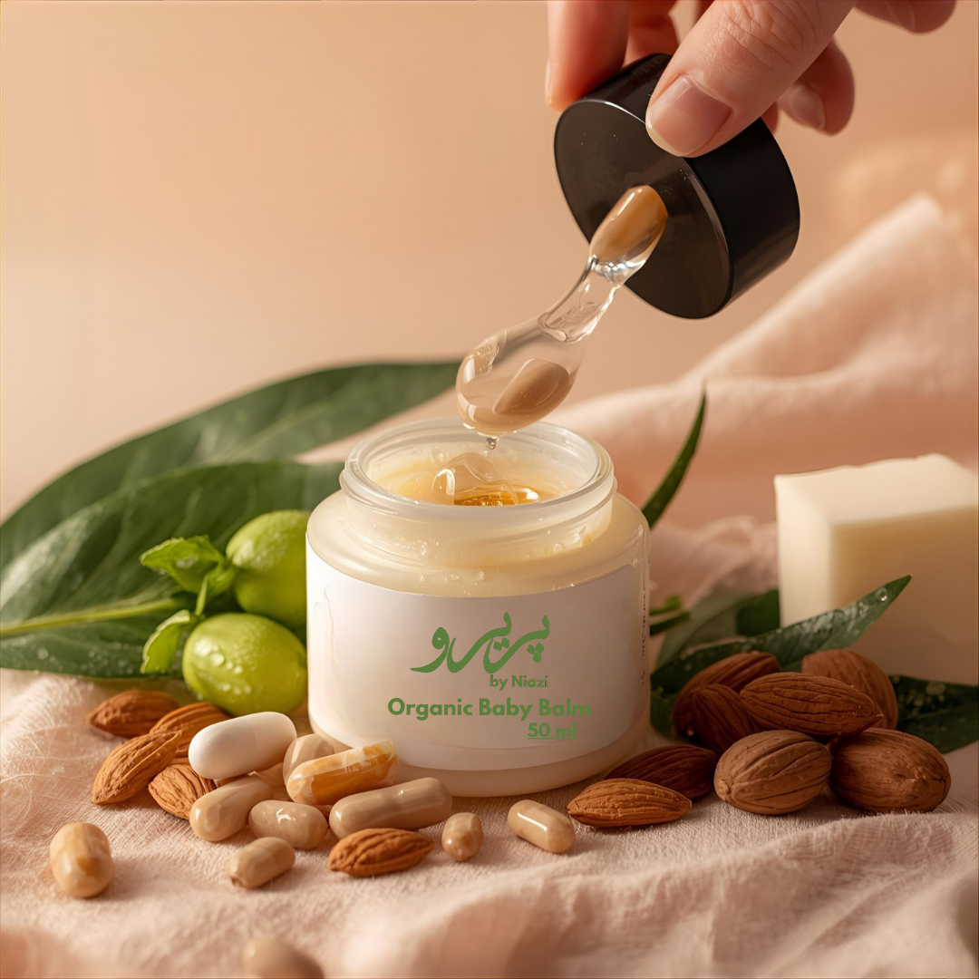 Pareero Baby Balm jar for gentle skin care