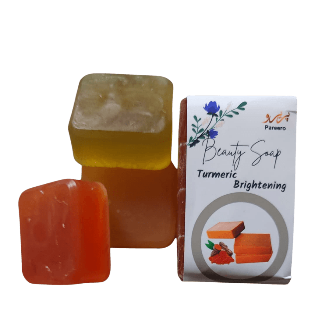Pareero organic turmeric soap bar for clear glowing skin