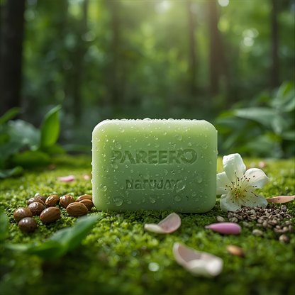 “Pareero Premium Moringa Soap – organic antibacterial herbal soap with Moringa oil”