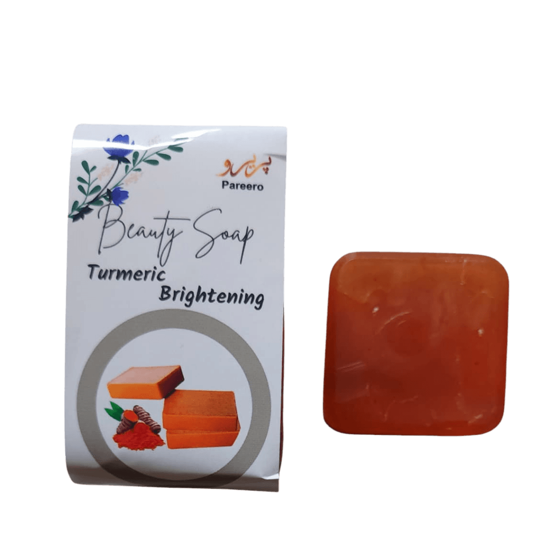 Pareero organic turmeric soap bar for clear glowing skin
