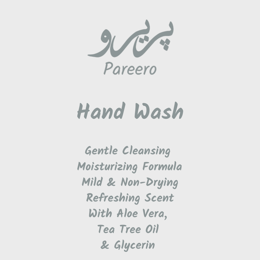 Pareero natural hand wash liquid with refreshing fragrance