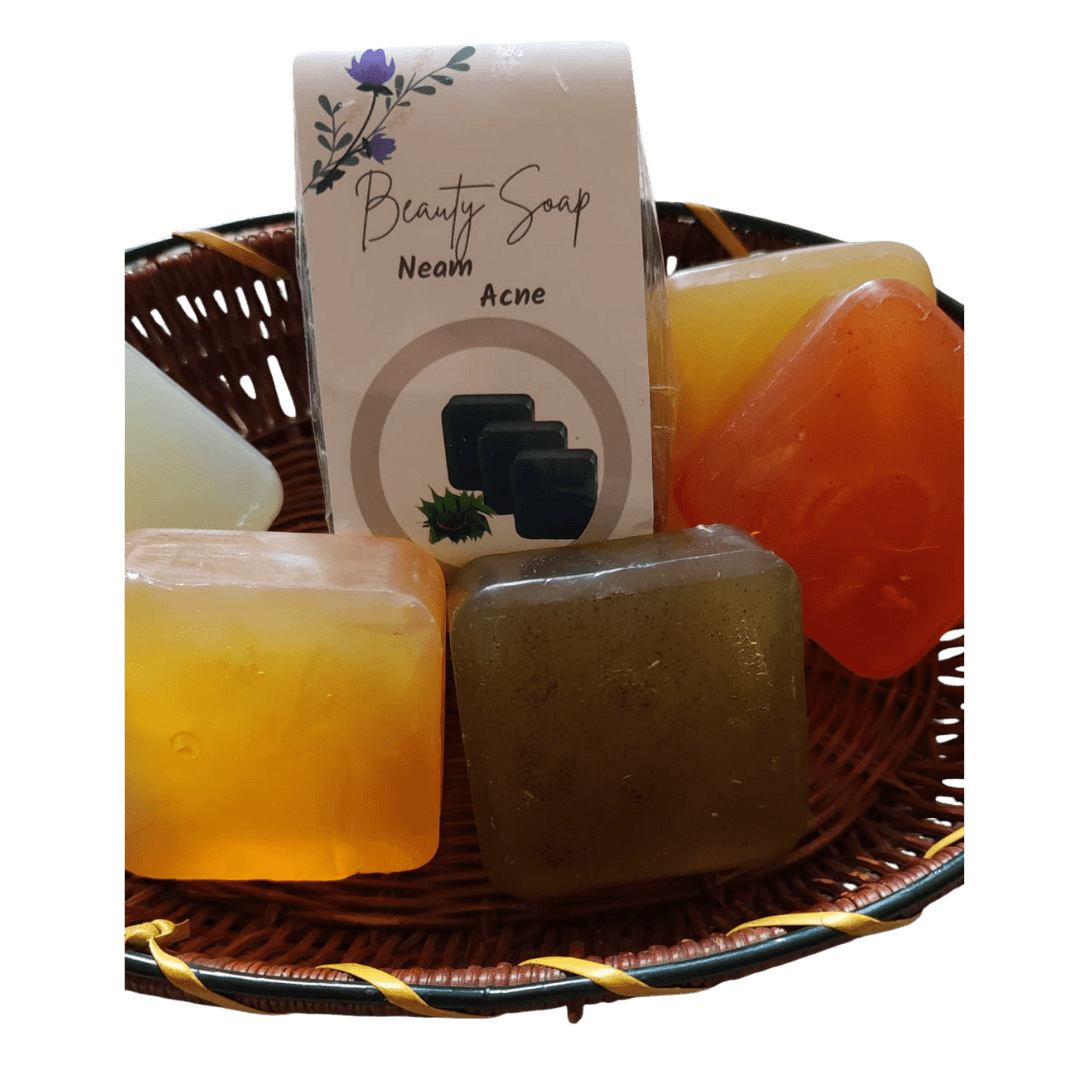 Pareero neem herbal soap for acne-prone skin and natural cleansing