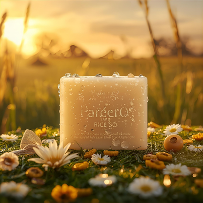 “Pareero Rice Soap – brightening natural bar with rice extract for clear, radiant skin”