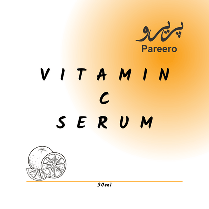 Pareero Vitamin C face serum for brightening and glowing skin