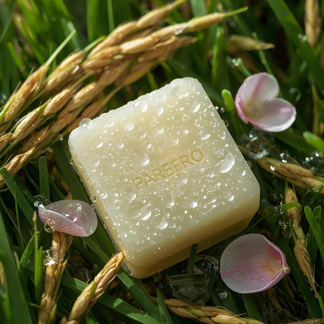 “Pareero Rice Soap – brightening natural bar with rice extract for clear, radiant skin”