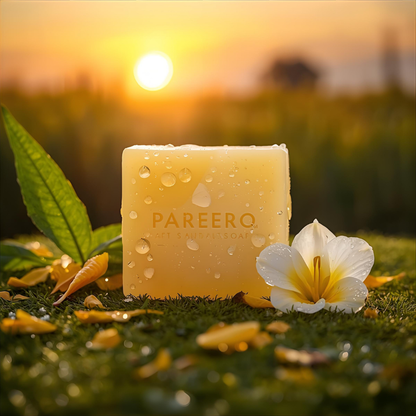 “Pareero Sandalwood Soap – premium aromatic bar with pure sandalwood oil for smooth, radiant skin”