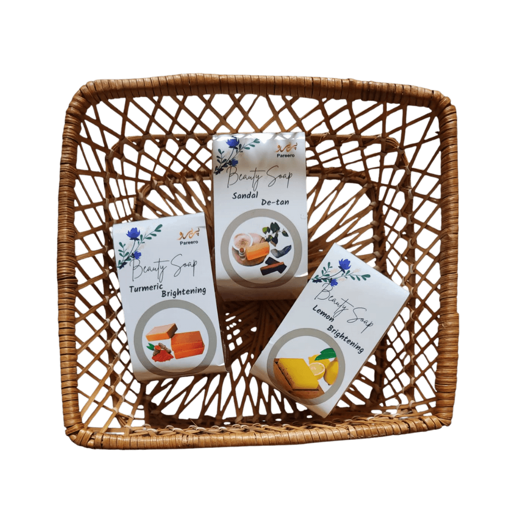 Pareero organic turmeric soap bar for clear glowing skin