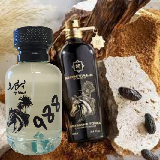 Pareero Arabian Tonka inspired perfume with oriental spicy sweet scent