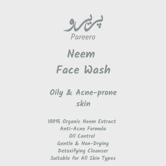 Pareero Neem Face Wash for acne control, deep cleansing and refreshed skin