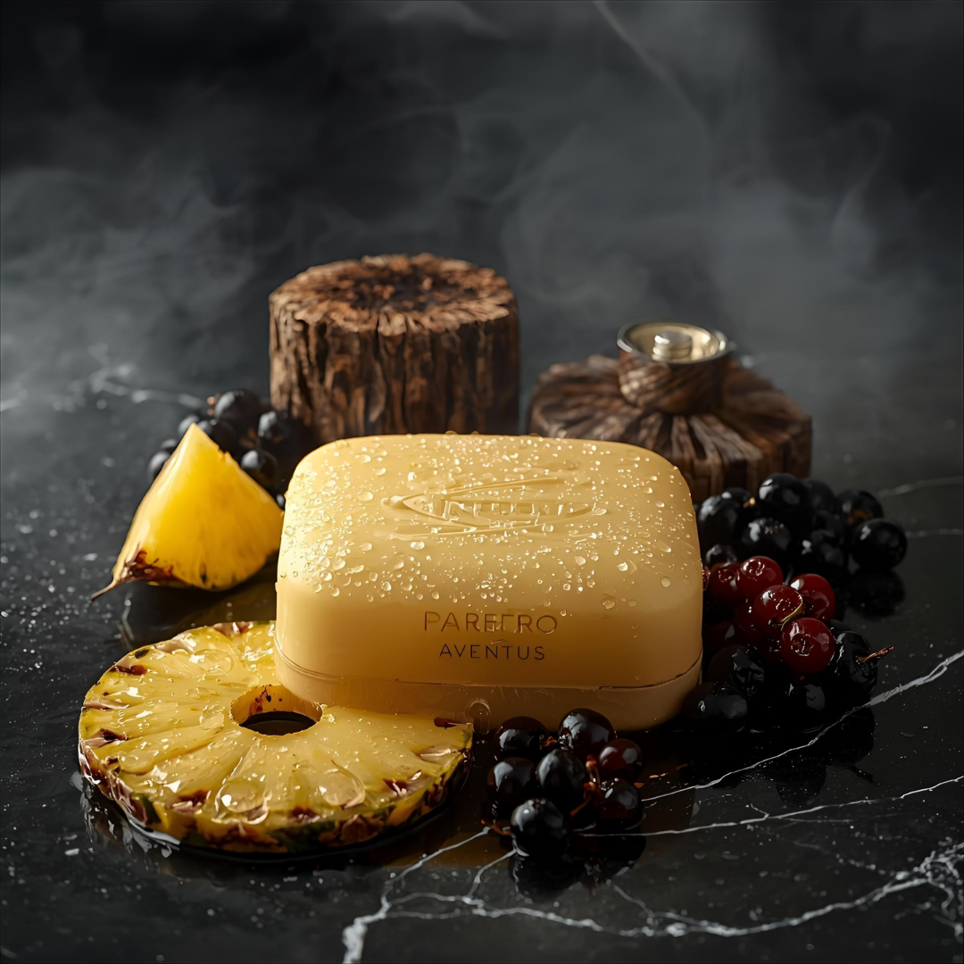 “Pareero Premium Soap – inspired by Creed Aventus fragrance, luxury men’s skincare bar”