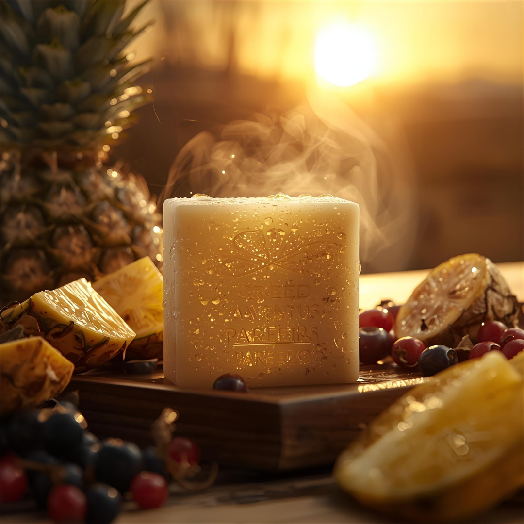 “Pareero Premium Soap – inspired by Creed Aventus fragrance, luxury men’s skincare bar”