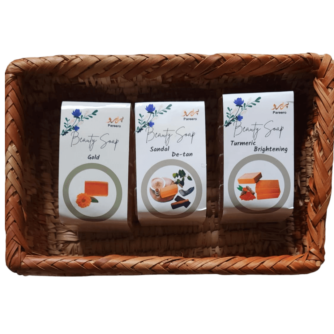 Pareero organic turmeric soap bar for clear glowing skin