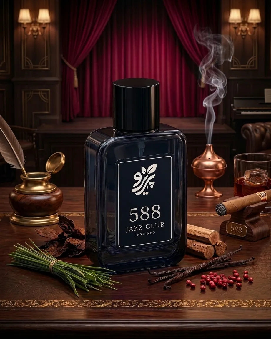 Pareero 588 Jazz Club inspired perfume bottle