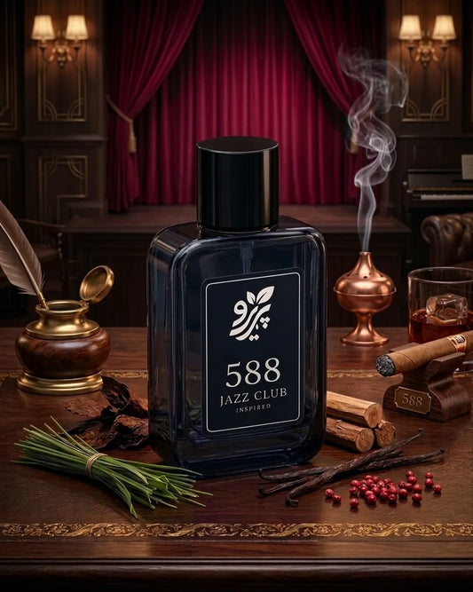 Pareero 588 Jazz Club inspired perfume bottle