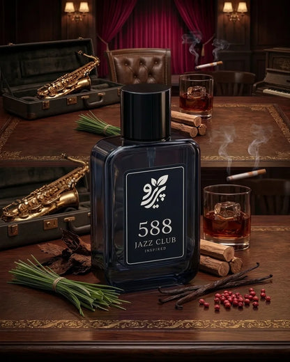 588 Jazz Club inspired warm woody perfume by Pareero