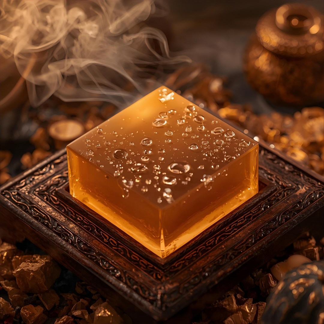“Pareero Oudh Qadim Soap – rich oud-infused bar with exotic Arabian fragrance”