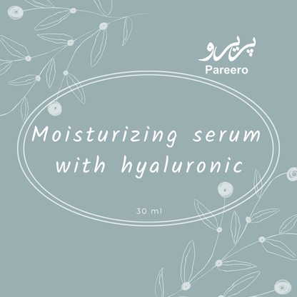 Pareero moisturizing serum with hyaluronic acid for deep hydration