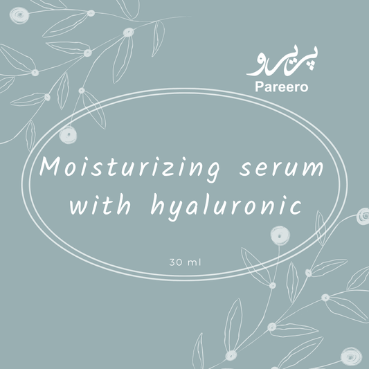 Pareero moisturizing serum with hyaluronic acid for deep hydration