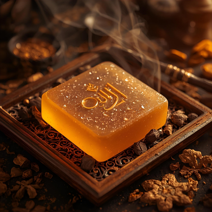 “Pareero Oudh Qadim Soap – rich oud-infused bar with exotic Arabian fragrance”