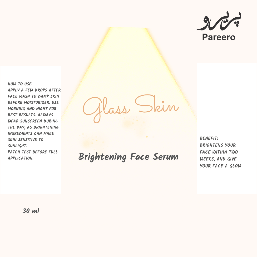 Pareero glass skin serum for radiant glowing skin