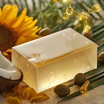 “Pareero Transparent Melt and Pour Soap Base – crystal clear glycerin base for handmade soaps”