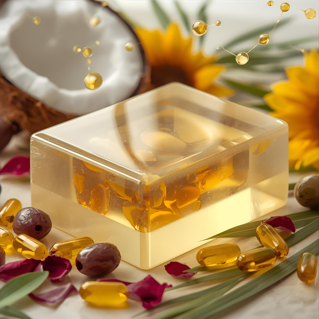 “Pareero Transparent Melt and Pour Soap Base – crystal clear glycerin base for handmade soaps”