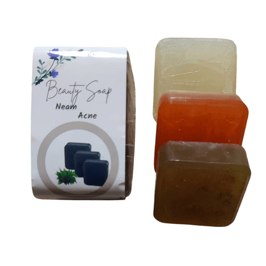 Pareero neem herbal soap for acne-prone skin and natural cleansing