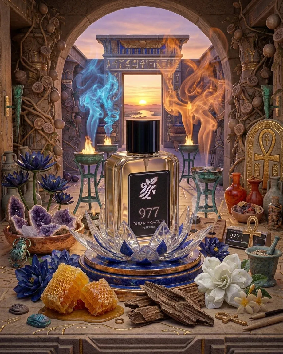 977 Oud Maracuja inspired perfume passion fruit saffron oud rose notes