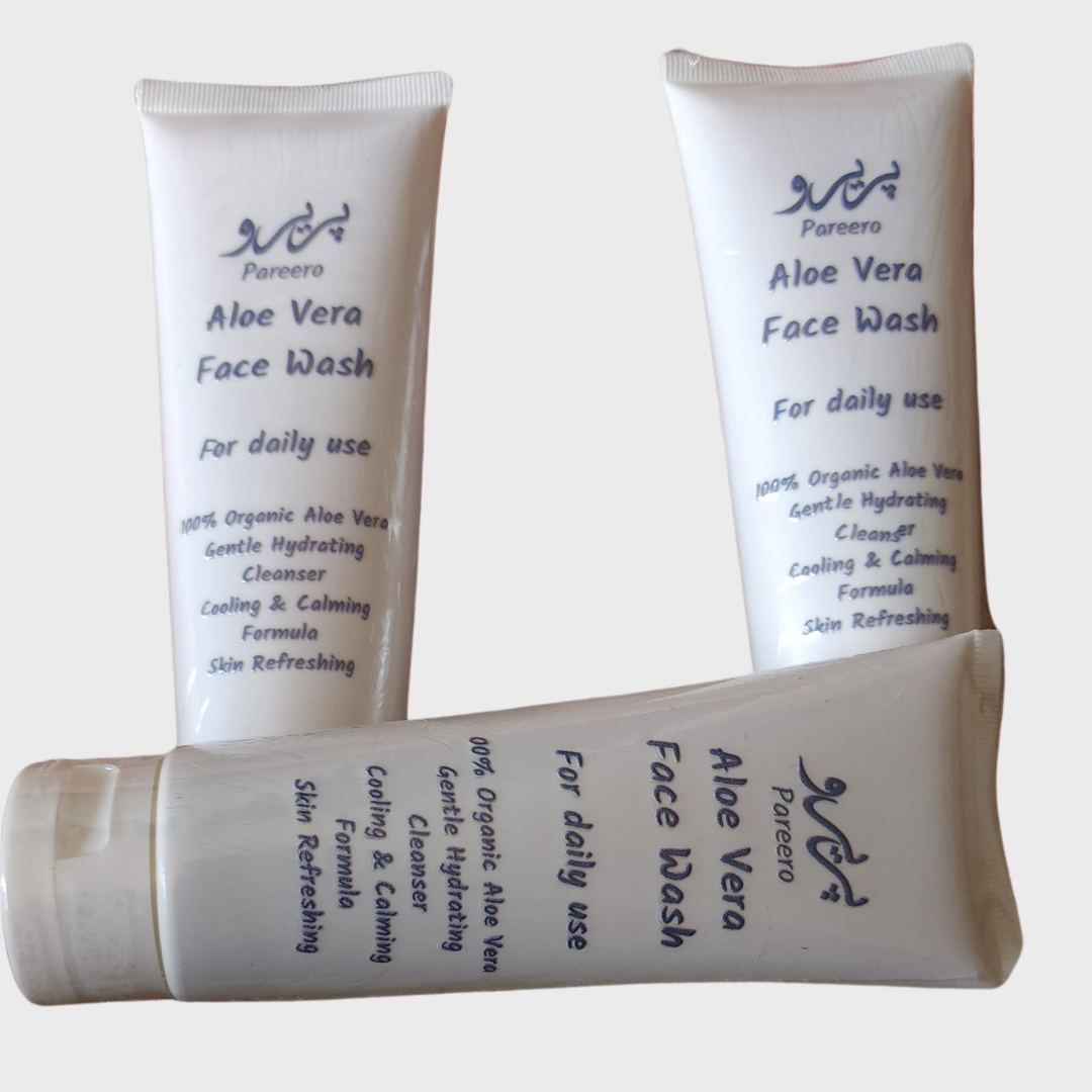 Pareero aloe vera face wash for gentle cleansing and refreshed skin