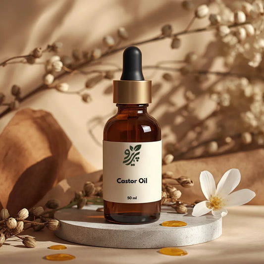 Pareero Organic Castor Oil made from pure cold-pressed castor seeds for hair scalp eyelashes eyebrows and skin care