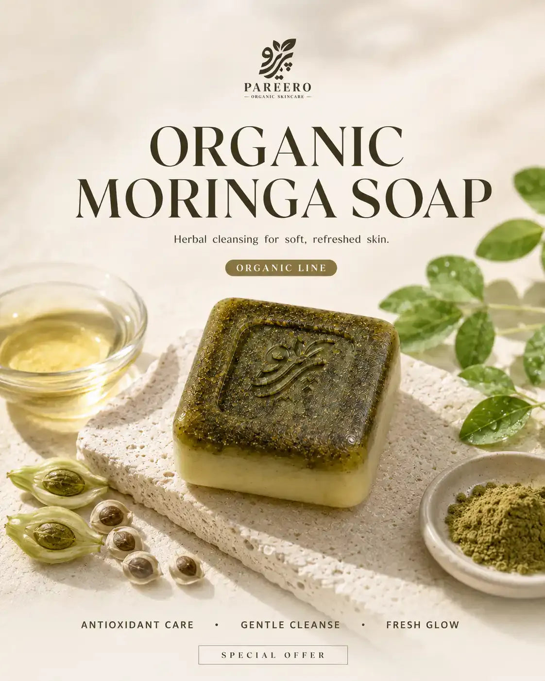 Moringa Organic Soap