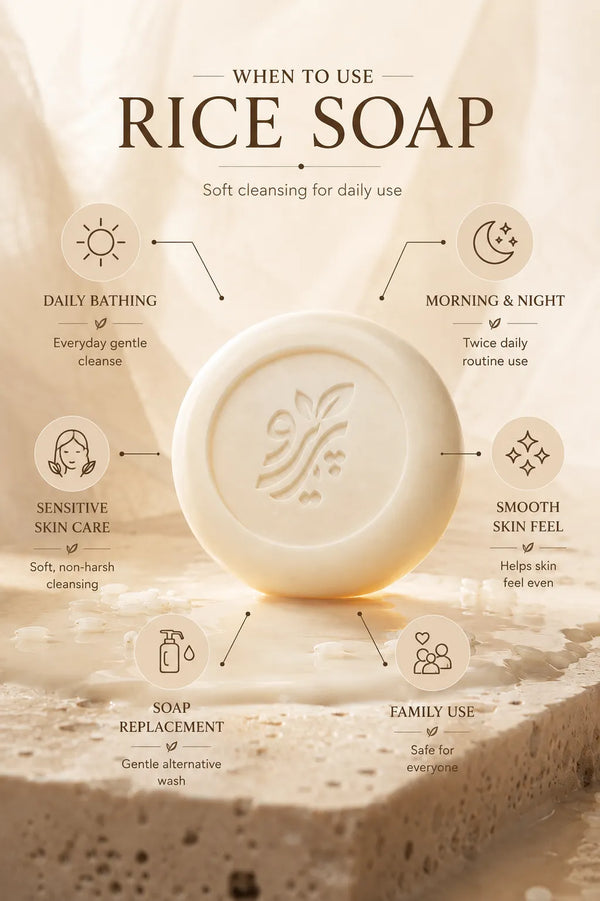 “Organic Rice Soap – Handmade Herbal Soap for Gentle Skin Cleansing by Pareero”