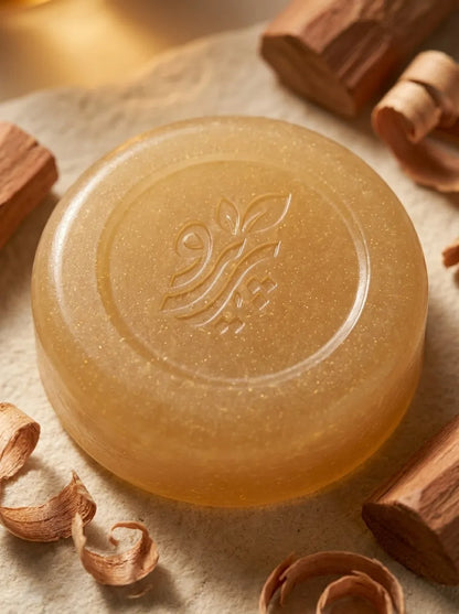 “Organic Sandalwood Soap – Handmade Herbal Soap for Gentle Skin Cleansing by Pareero”