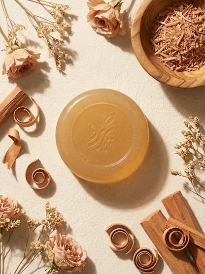 “Organic Sandalwood Soap – Handmade Herbal Soap for Gentle Skin Cleansing by Pareero”