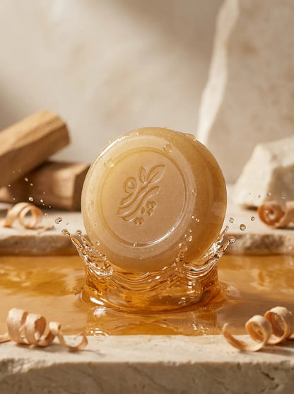 “Organic Sandalwood Soap – Handmade Herbal Soap for Gentle Skin Cleansing by Pareero”