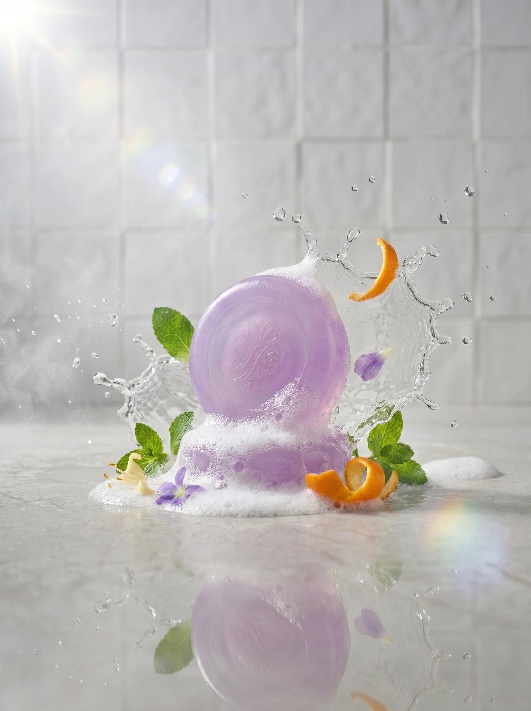 Close-up texture of Pareero Tommy Girl Inspired Perfumed Soap Bar handcrafted with a smooth premium finish